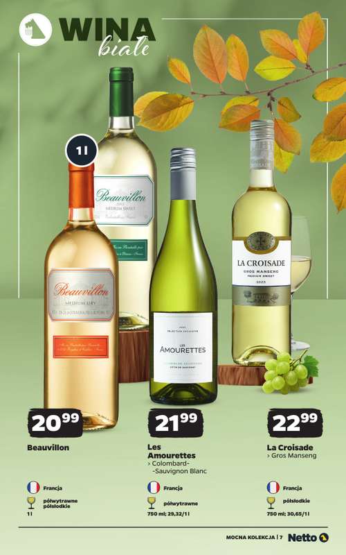 Netto - gazetka promocyjna Mocna Kolekcja - Wina od poniedziałku 12.10 do soboty 24.10 - strona 7