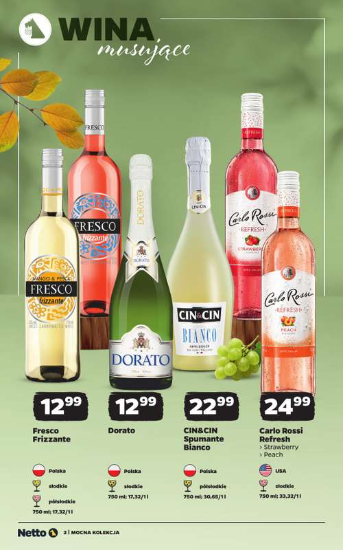 Netto - gazetka promocyjna Mocna Kolekcja - Wina od poniedziałku 12.10 do soboty 24.10 - strona 2