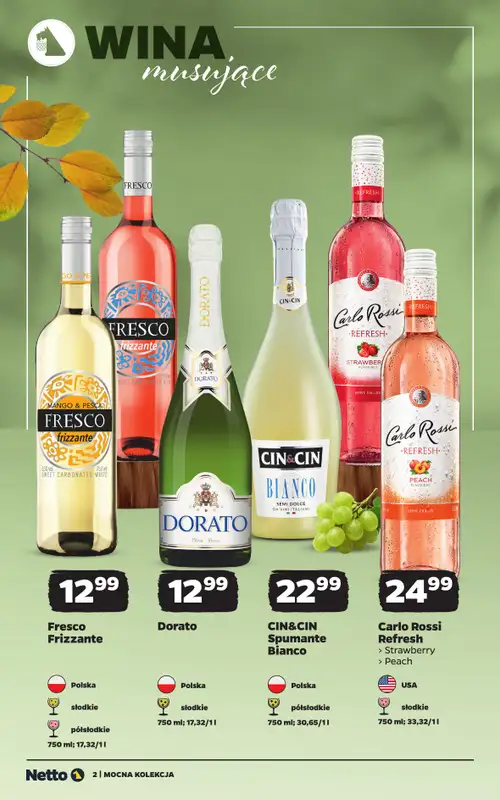 Netto - gazetka promocyjna Mocna Kolekcja - Wina od poniedziałku 12.10 do soboty 24.10 - strona 2