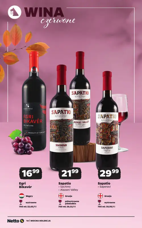 Netto - gazetka promocyjna Mocna Kolekcja - Wina od poniedziałku 12.10 do soboty 24.10 - strona 14