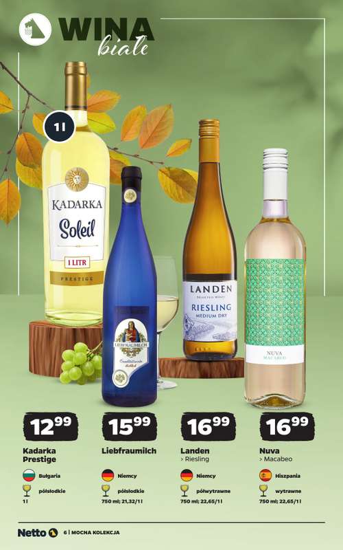 Netto - gazetka promocyjna Mocna Kolekcja - Wina od poniedziałku 12.10 do soboty 24.10 - strona 6