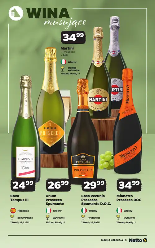 Netto - gazetka promocyjna Mocna Kolekcja - Wina od poniedziałku 12.10 do soboty 24.10 - strona 3