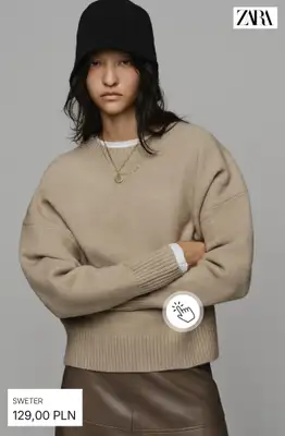 Zara - gazetka promocyjna Odzież basic dla niej od piątku 09.10  - strona 2