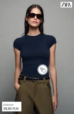 Zara - gazetka promocyjna Odzież basic dla niej od piątku 09.10  - strona 3