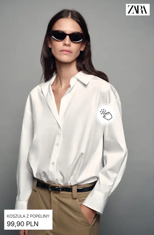 Zara - gazetka promocyjna Odzież basic dla niej od piątku 09.10  - strona 7
