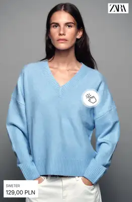 Zara - gazetka promocyjna Odzież basic dla niej od piątku 09.10  - strona 6