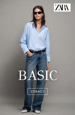 Zara - gazetka promocyjna Odzież basic dla niej od piątku 09.10 
