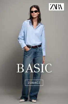 Zara - gazetka promocyjna Odzież basic dla niej od piątku 09.10 