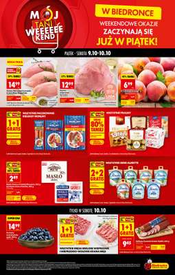 Biedronka - gazetka promocyjna Weekendowe okazje od piątku 09.10 do soboty 10.10
