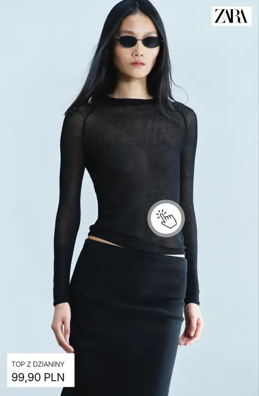 Zara - gazetka promocyjna Topy dzianinowe od niedzieli 11.10  - strona 6