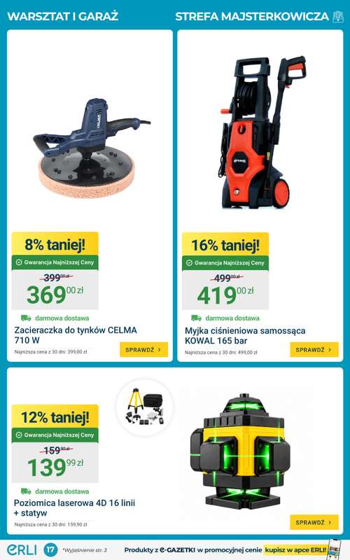 ERLI - gazetka promocyjna Gazetka od poniedziałku 12.10 do niedzieli 18.10 - strona 17