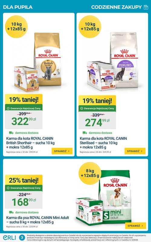 ERLI - gazetka promocyjna Gazetka od poniedziałku 12.10 do niedzieli 18.10 - strona 3
