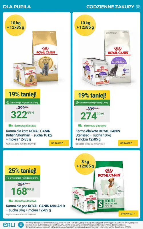ERLI - gazetka promocyjna Gazetka od poniedziałku 12.10 do niedzieli 18.10 - strona 3