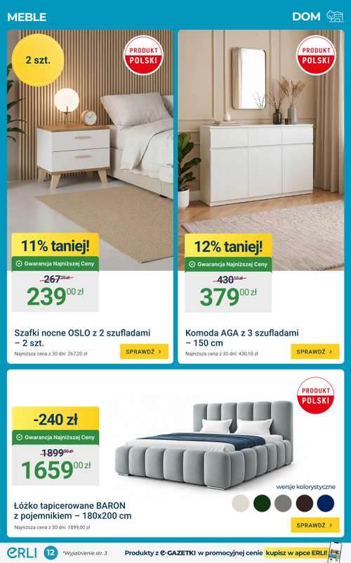 ERLI - gazetka promocyjna Gazetka od poniedziałku 12.10 do niedzieli 18.10 - strona 12