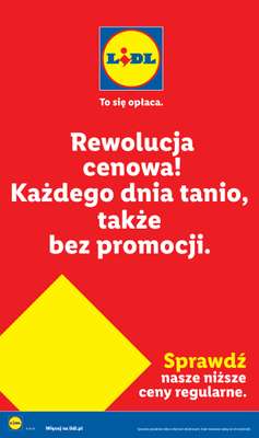 Lidl - gazetka promocyjna Rewolucja Cenowa! od środy 16.09 do czwartku 31.12