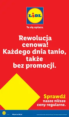 Lidl - gazetka promocyjna Rewolucja Cenowa! od środy 16.09 do czwartku 31.12