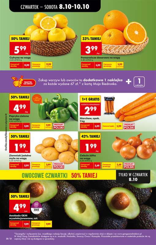 Biedronka - gazetka promocyjna Od czwartku od czwartku 08.10 do środy 14.10 - strona 34