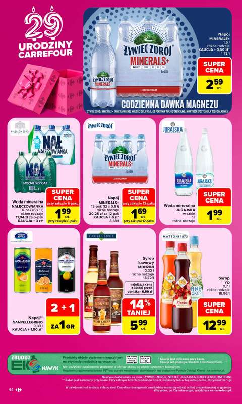 Carrefour - gazetka promocyjna Gazetka Carrefour od poniedziałku od poniedziałku 12.10 do soboty 17.10 - strona 44