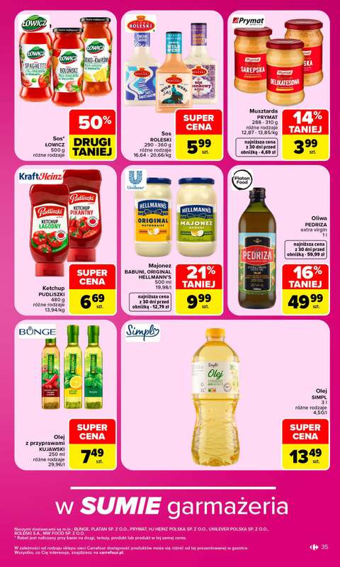Carrefour - gazetka promocyjna Gazetka Carrefour od poniedziałku od poniedziałku 12.10 do soboty 17.10 - strona 35