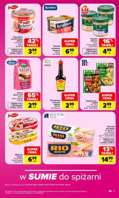 Carrefour - gazetka promocyjna Gazetka Carrefour od poniedziałku od poniedziałku 12.10 do soboty 17.10 - strona 37