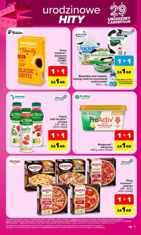 Carrefour - gazetka promocyjna Gazetka Carrefour od poniedziałku od poniedziałku 12.10 do soboty 17.10 - strona 5