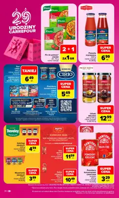 Carrefour - gazetka promocyjna Gazetka Carrefour od poniedziałku od poniedziałku 12.10 do soboty 17.10 - strona 34