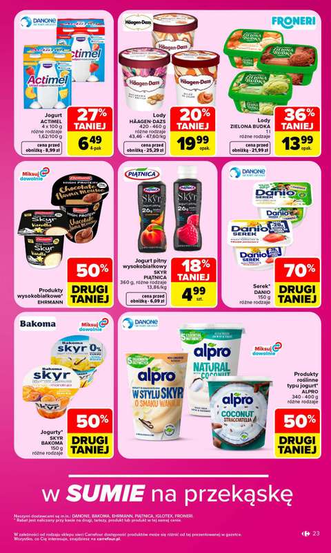 Carrefour - gazetka promocyjna Gazetka Carrefour od poniedziałku od poniedziałku 12.10 do soboty 17.10 - strona 23