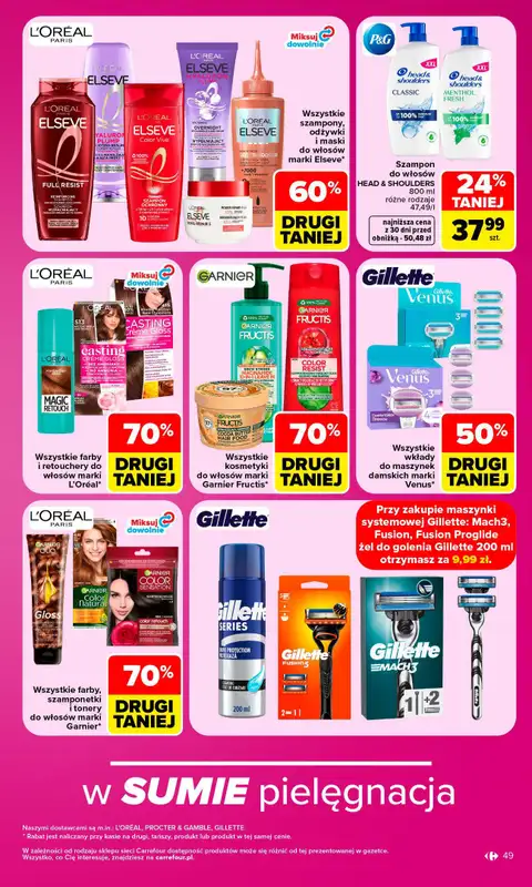 Carrefour - gazetka promocyjna Gazetka Carrefour od poniedziałku od poniedziałku 12.10 do soboty 17.10 - strona 49