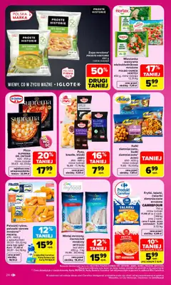 Carrefour - gazetka promocyjna Gazetka Carrefour od poniedziałku od poniedziałku 12.10 do soboty 17.10 - strona 24