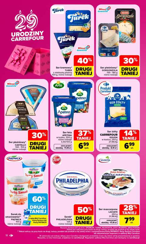 Carrefour - gazetka promocyjna Gazetka Carrefour od poniedziałku od poniedziałku 12.10 do soboty 17.10 - strona 18