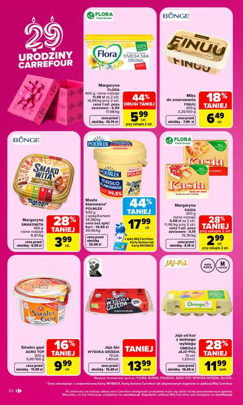 Carrefour - gazetka promocyjna Gazetka Carrefour od poniedziałku od poniedziałku 12.10 do soboty 17.10 - strona 22