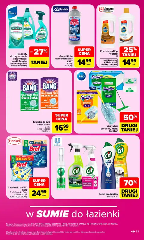 Carrefour - gazetka promocyjna Gazetka Carrefour od poniedziałku od poniedziałku 12.10 do soboty 17.10 - strona 55
