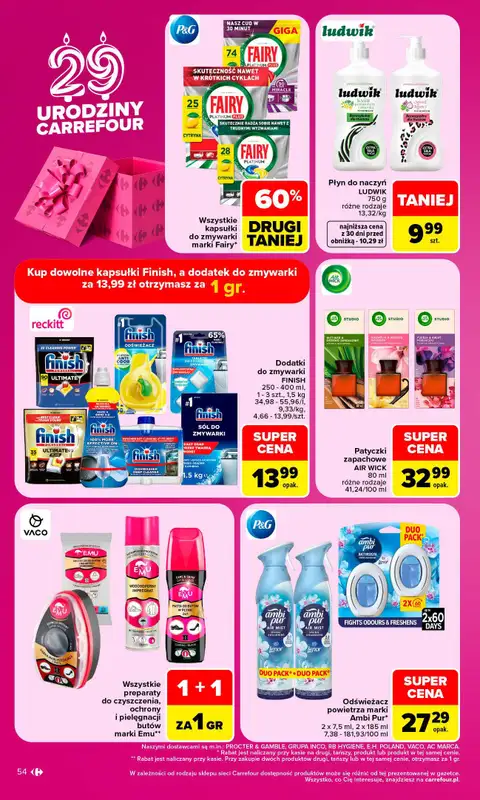 Carrefour - gazetka promocyjna Gazetka Carrefour od poniedziałku od poniedziałku 12.10 do soboty 17.10 - strona 54