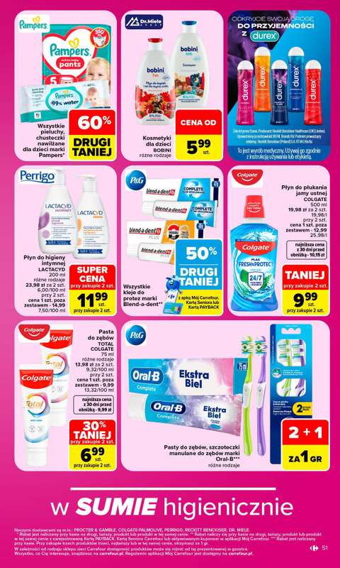 Carrefour - gazetka promocyjna Gazetka Carrefour od poniedziałku od poniedziałku 12.10 do soboty 17.10 - strona 51