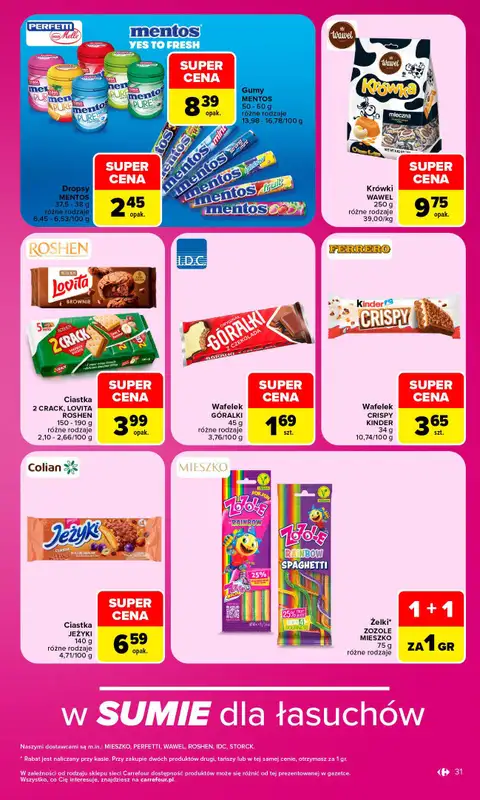 Carrefour - gazetka promocyjna Gazetka Carrefour od poniedziałku od poniedziałku 12.10 do soboty 17.10 - strona 31