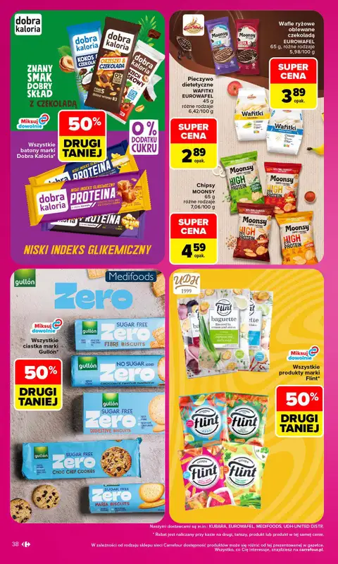 Carrefour - gazetka promocyjna Gazetka Carrefour od poniedziałku od poniedziałku 12.10 do soboty 17.10 - strona 38