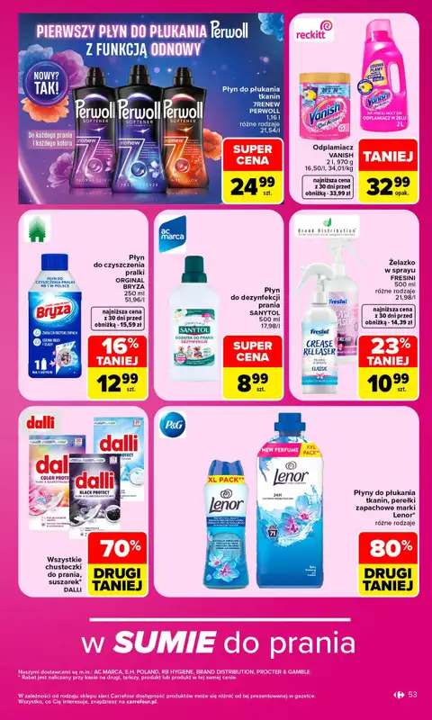 Carrefour - gazetka promocyjna Gazetka Carrefour od poniedziałku od poniedziałku 12.10 do soboty 17.10 - strona 53