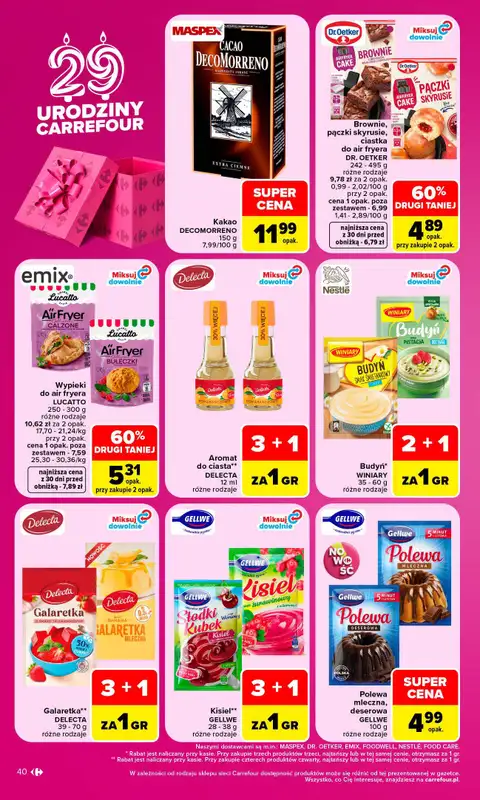 Carrefour - gazetka promocyjna Gazetka Carrefour od poniedziałku od poniedziałku 12.10 do soboty 17.10 - strona 40