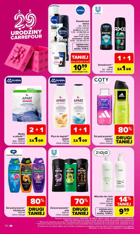 Carrefour - gazetka promocyjna Gazetka Carrefour od poniedziałku od poniedziałku 12.10 do soboty 17.10 - strona 50
