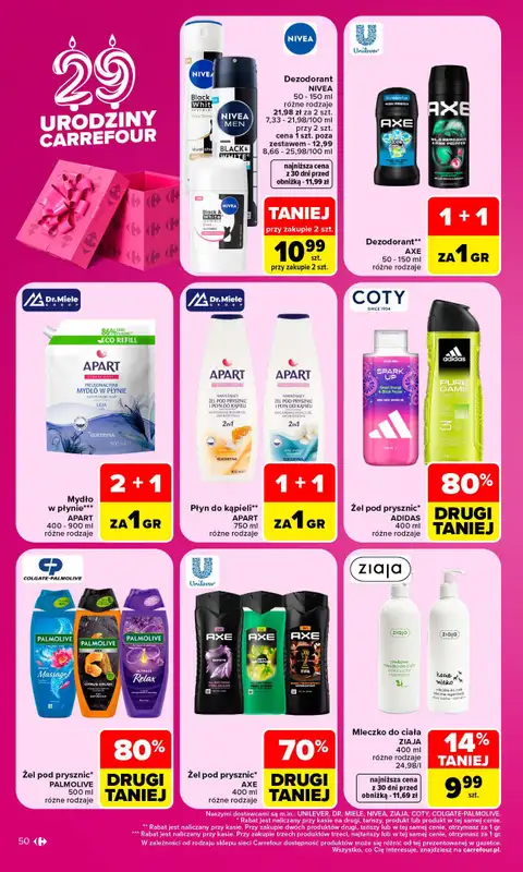 Carrefour - gazetka promocyjna Gazetka Carrefour od poniedziałku od poniedziałku 12.10 do soboty 17.10 - strona 50