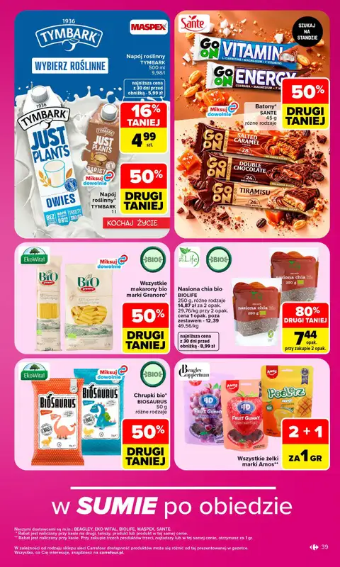 Carrefour - gazetka promocyjna Gazetka Carrefour od poniedziałku od poniedziałku 12.10 do soboty 17.10 - strona 39