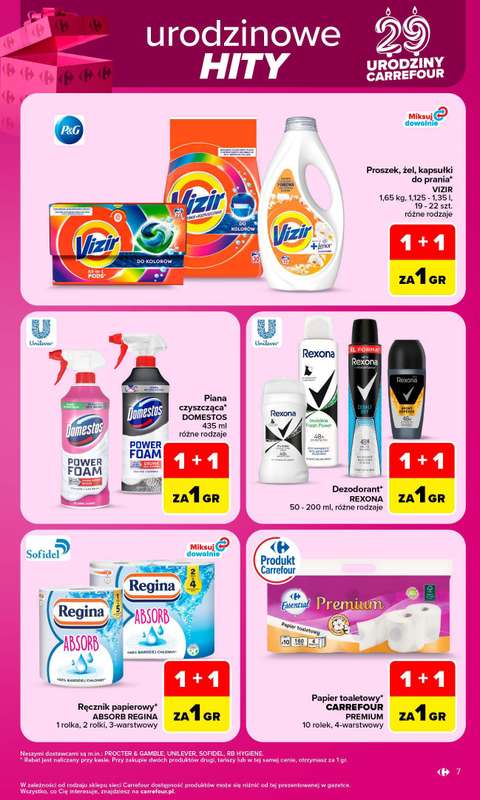 Carrefour - gazetka promocyjna Gazetka Carrefour od poniedziałku od poniedziałku 12.10 do soboty 17.10 - strona 7