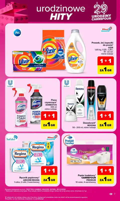 Carrefour - gazetka promocyjna Gazetka Carrefour od poniedziałku od poniedziałku 12.10 do soboty 17.10 - strona 7