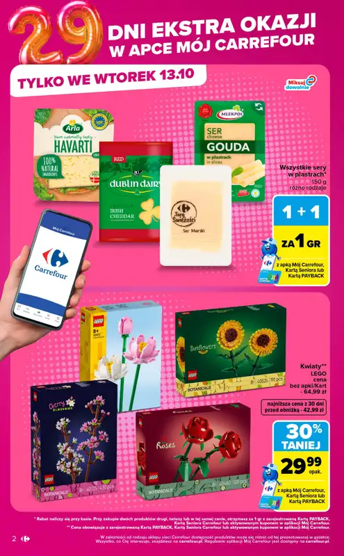 Carrefour - gazetka promocyjna Gazetka Codziennie ekstra okazje od poniedziałku 12.10 do soboty 17.10 - strona 2