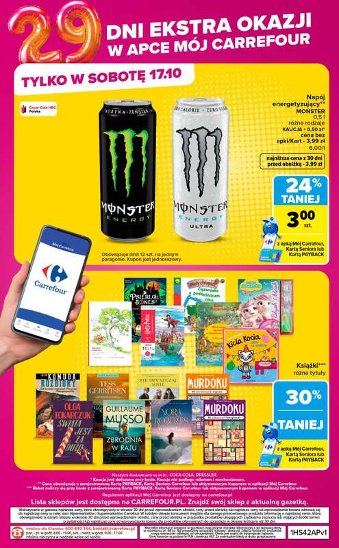 Carrefour - gazetka promocyjna Gazetka Codziennie ekstra okazje od poniedziałku 12.10 do soboty 17.10 - strona 6