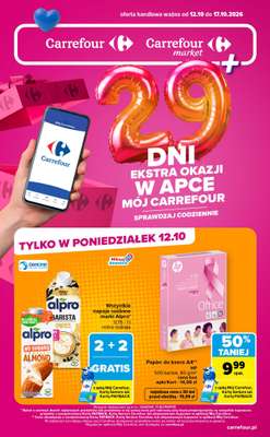 Carrefour - gazetka promocyjna Gazetka Codziennie ekstra okazje od poniedziałku 12.10 do soboty 17.10