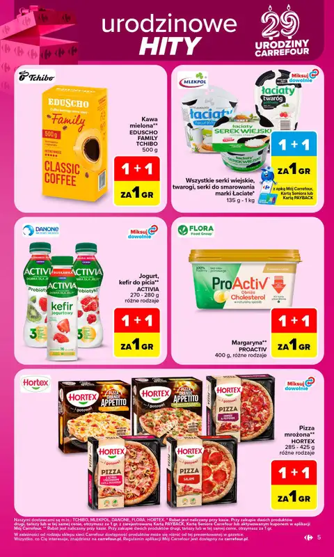 Carrefour Market - gazetka promocyjna Gazetka Carrefour Market od poniedziałku od poniedziałku 12.10 do soboty 17.10 - strona 5