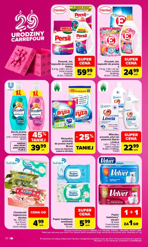 Carrefour Market - gazetka promocyjna Gazetka Carrefour Market od poniedziałku od poniedziałku 12.10 do soboty 17.10 - strona 52