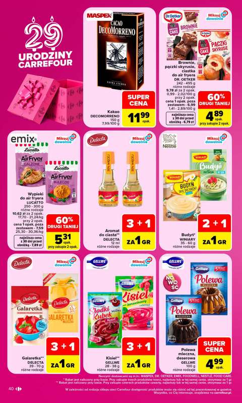 Carrefour Market - gazetka promocyjna Gazetka Carrefour Market od poniedziałku od poniedziałku 12.10 do soboty 17.10 - strona 40
