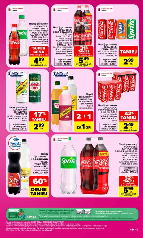 Carrefour Market - gazetka promocyjna Gazetka Carrefour Market od poniedziałku od poniedziałku 12.10 do soboty 17.10 - strona 45